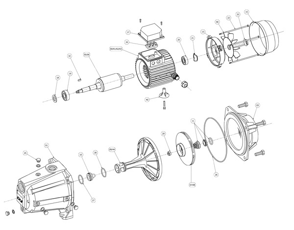 Sprängskiss Jet 210-315